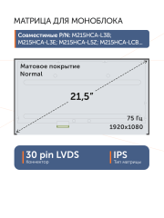Матрица M215HCA-LCB Rev.C1