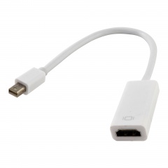 Переходник Mini DisplayPort  - HDMI белый (кабель)