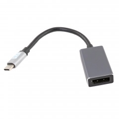 Переходник Type-C - DisplayPort темно-серый (кабель)