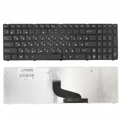 Клавиатура для ноутбука Asus K53, K73, X53, X73 черная с рамкой