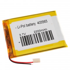 Аккумулятор 3.7v 2200mAh 70x55x3 мм (2 pin)