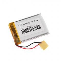 Аккумулятор 3.7v 600mAh 40x30x3 мм (2 pin)