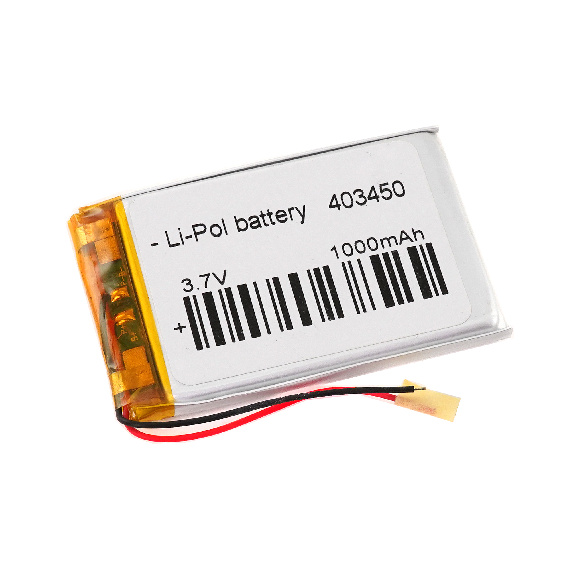 Аккумулятор 3.7v 1000mAh 50x35x4мм (2 pin)